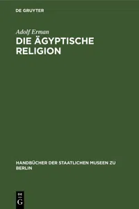 Die ägyptische Religion_cover