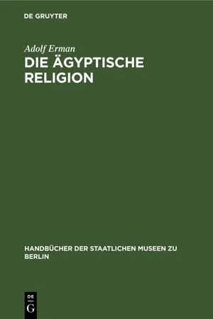 Die ägyptische Religion