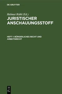 Bürgerliches Recht und Arbeitsrecht_cover