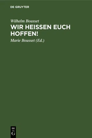 Wir heißen Euch hoffen!