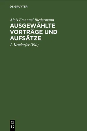 Ausgewählte Vorträge und Aufsätze