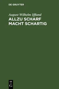 Allzu scharf macht schartig_cover