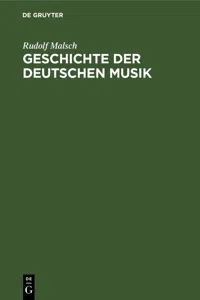 Geschichte der deutschen Musik_cover