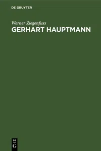 Gerhart Hauptmann_cover