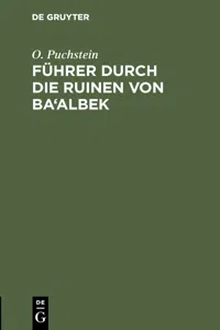 Führer durch die Ruinen von Ba'albek_cover