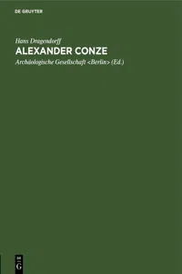 Alexander Conze_cover