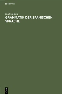 Grammatik der spanischen Sprache_cover