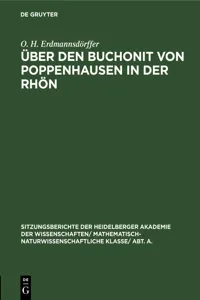 Über den Buchonit von Poppenhausen in der Rhön_cover