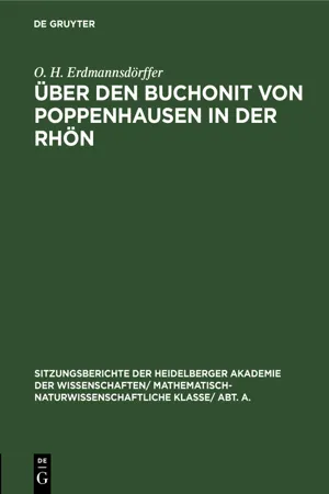 Über den Buchonit von Poppenhausen in der Rhön