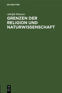 Grenzen der Religion und Naturwissenschaft_cover