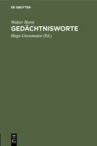 Gedächtnisworte_cover