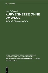 Kurvennetze ohne Umwege_cover