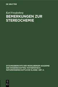 Bemerkungen zur Stereochemie_cover