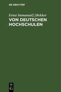 Von deutschen Hochschulen_cover