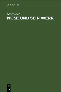 Mose und sein Werk_cover