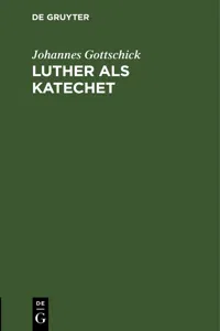 Luther als Katechet_cover