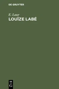 Louïze Labé_cover