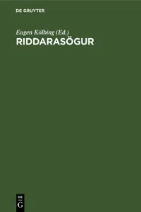 Riddarasögur_cover