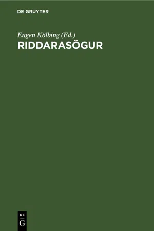 Riddarasögur