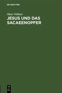 Jesus und das Sacaeenopfer_cover