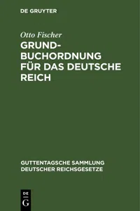 Grundbuchordnung für das Deutsche Reich_cover