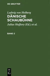 Ludwig von Holberg: Dänische Schaubühne. Band 2_cover