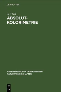 Absolutkolorimetrie_cover