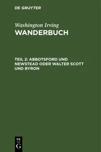 Abbotsford und Newstead oder Walter Scott und Byron_cover