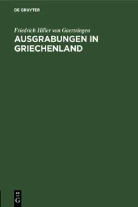 Ausgrabungen in Griechenland_cover