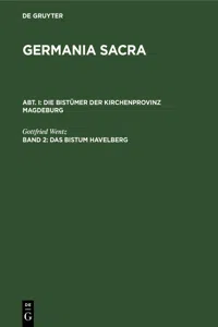 Das Bistum Havelberg_cover