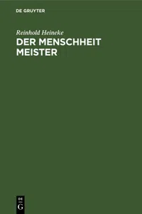 Der Menschheit Meister_cover