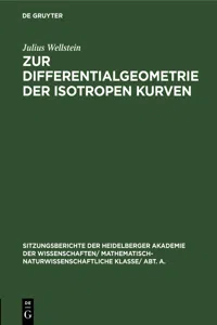 Zur Differentialgeometrie der isotropen Kurven_cover