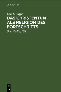 Das Christentum als Religion des Fortschritts_cover