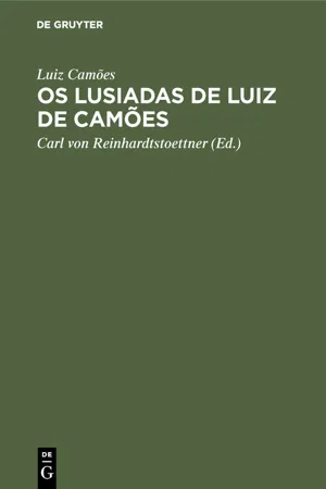 Os Lusiadas de Luiz de Camões