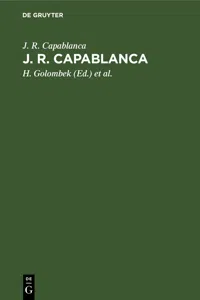 J. R. Capablanca_cover