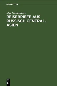 Reisebriefe aus Russisch Central-Asien_cover