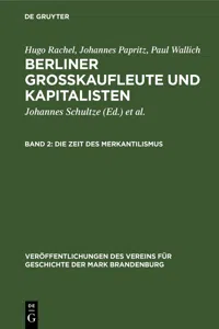 Die Zeit des Merkantilismus_cover