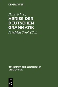 Abriss der deutschen Grammatik_cover