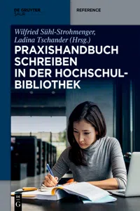 Praxishandbuch Schreiben in der Hochschulbibliothek_cover