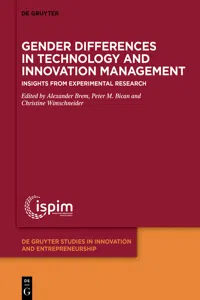 Gender Differences in Technology and Innovation Management_cover