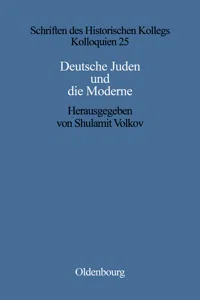 Deutsche Juden und die Moderne_cover