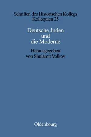 Deutsche Juden und die Moderne