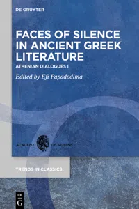 Faces of Silence in Ancient Greek Literature_cover