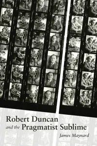 Robert Duncan and the Pragmatist Sublime_cover