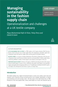 Case Study: Managing Sustainability in the Fashion Supply Chain_cover
