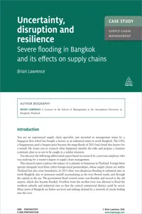 Case Study: Uncertainty, Disruption and Resilience_cover