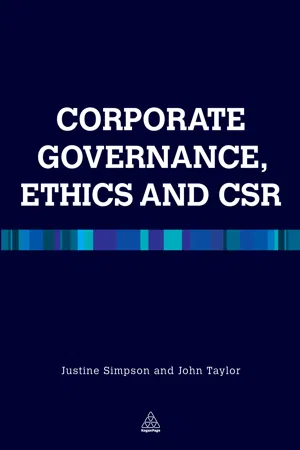 Corporate Governance Ethics and CSR