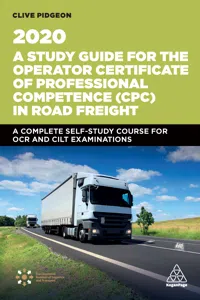 A Study Guide for the Operator Certificate of Professional Competence in Road Freight 2020_cover