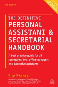 The Definitive Personal Assistant & Secretarial Handbook_cover