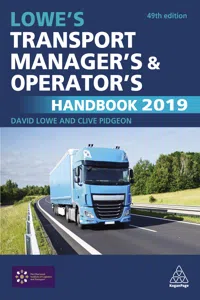 Lowe's Transport Manager's and Operator's Handbook 2019_cover
